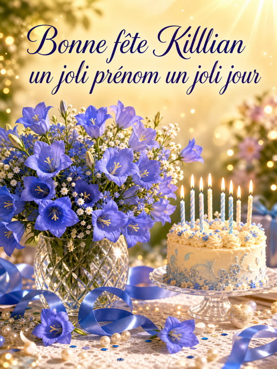 Carte bonne fête Killian