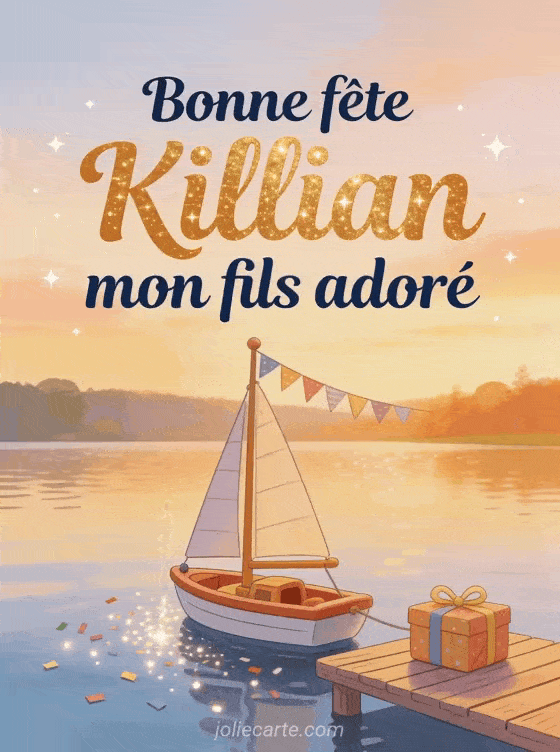 Bonne fête Killian - Bonne fete killian mon fils