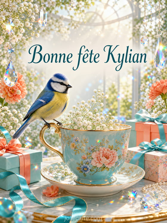 Carte bonne fête Kylian