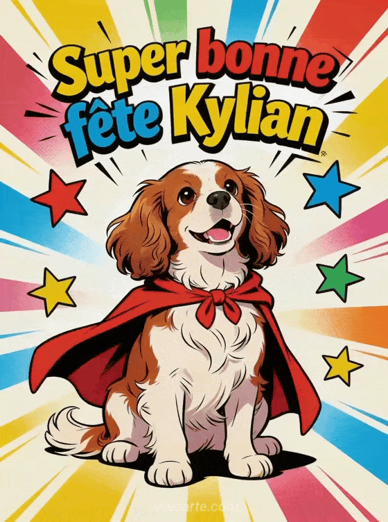 Bonne fête Kylian - Kylian gif bonne fete gratuit