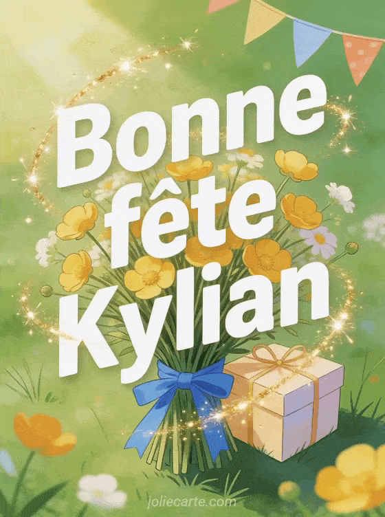 Bonne fête Kylian - Bonne fete kylian fleurs