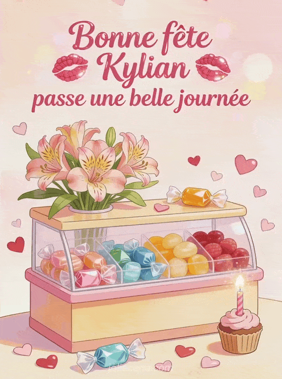Bonne fête Kylian - Bonne fete kylian bisous