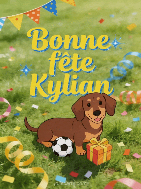 Bonne fête Kylian - Bonne fete kylian chien
