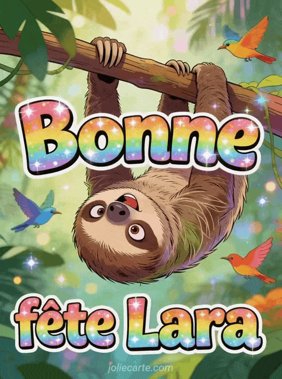 Bonne fête Lara - Lara gif bonne fete humour gratuit
