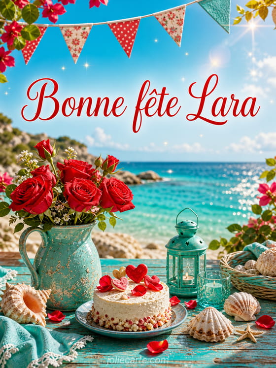 Carte bonne fĂȘte Lara