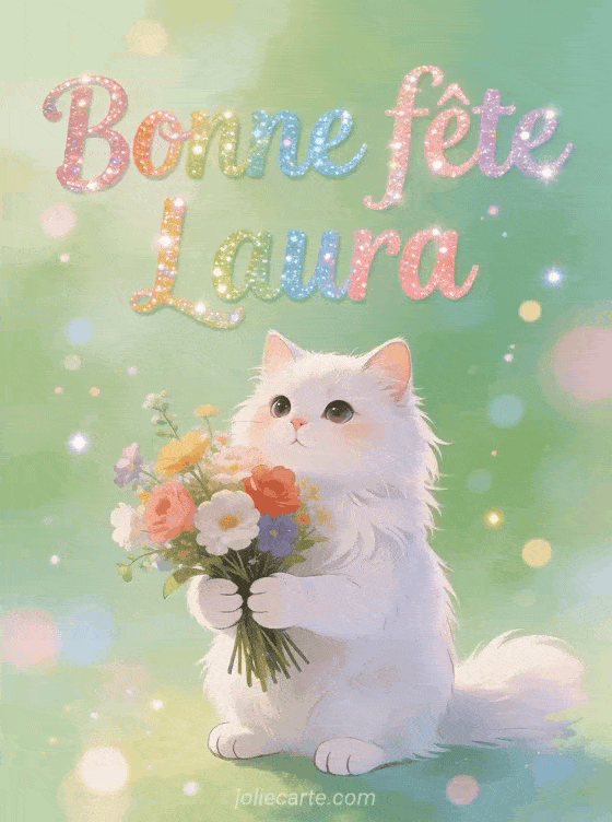 Bonne fête Laura - Laura gif bonne fete