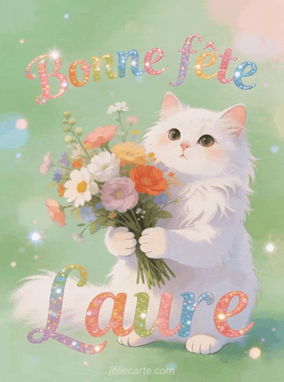 Bonne fête Laure - Laure gif bonne fete