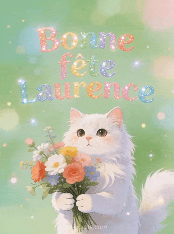 Bonne fête Laurence - Laurence gif bonne fete
