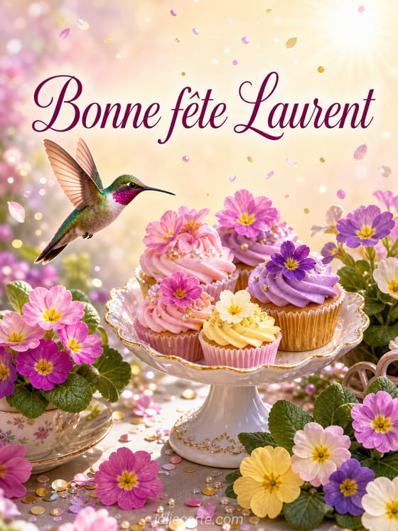 Carte bonne fête Laurent