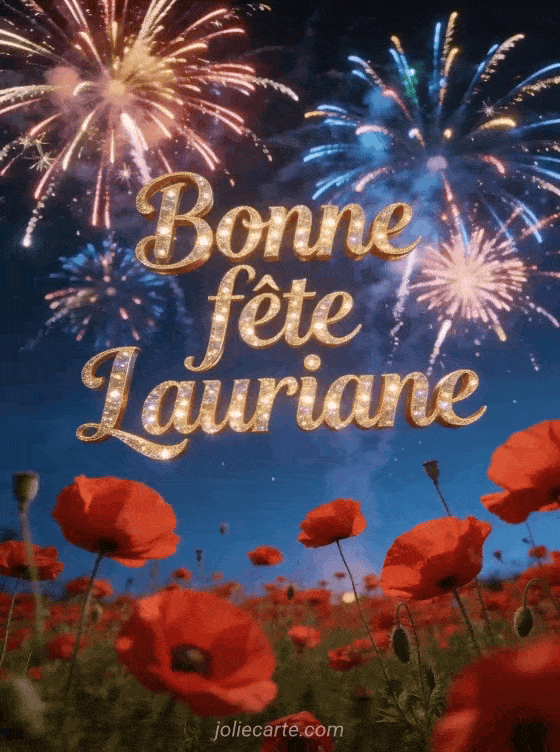 Bonne fête Lauriane - Bonne fete lauriane gratuit