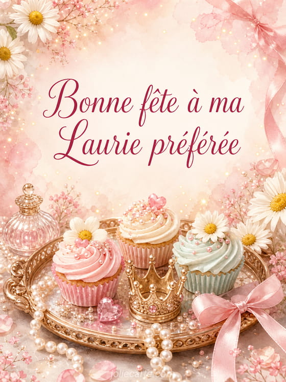 Carte bonne fĂȘte Laurie