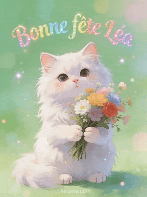 Bonne fête Lea - Lea gif bonne fete