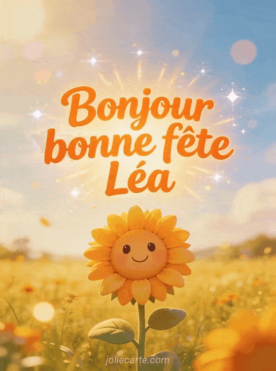 Bonne fête Lea - Lea image de bonne fete gratuite