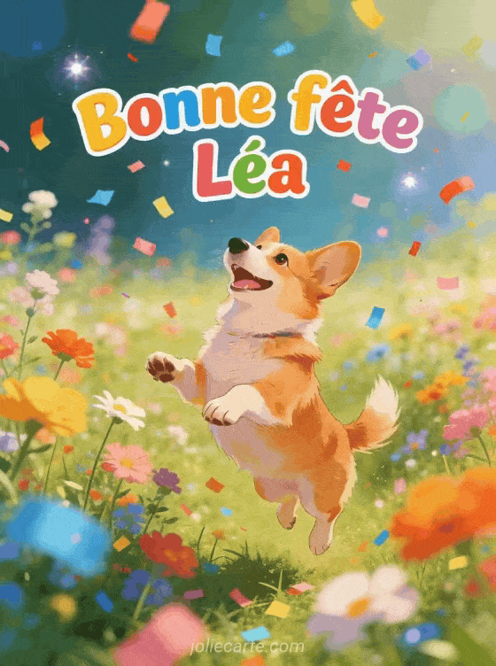 Bonne fête Lea - Lea gif bonne fete gratuit