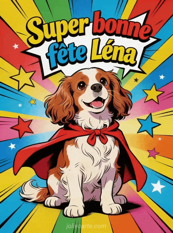 Bonne fête Lena - Lena gif bonne fete gratuit