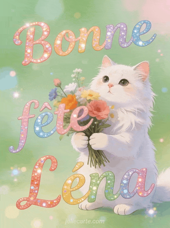 Bonne fête Lena - Lena gif bonne fete