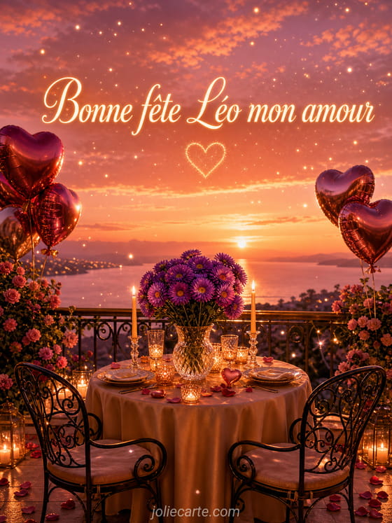 Carte bonne fête Léo