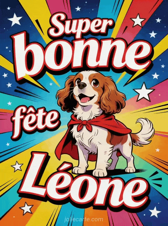 Bonne fête Leone - Bonne fete leone drole