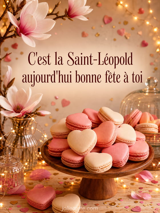 Carte bonne fête Léopold