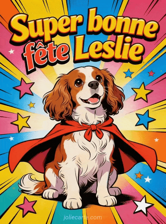 Bonne fête Leslie - Bonne fete leslie drole