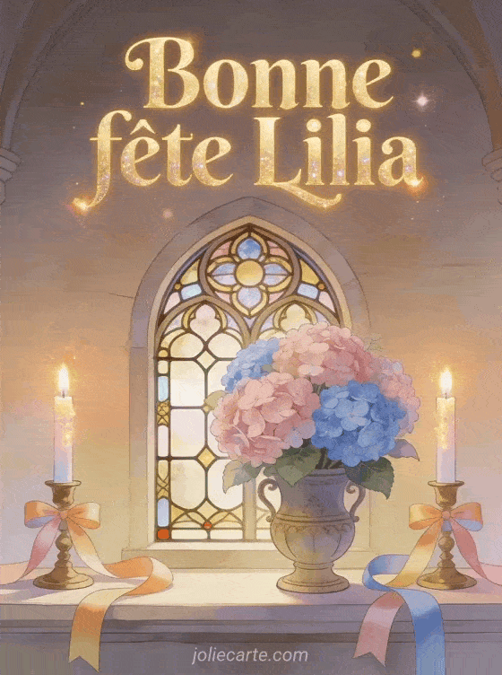 Bonne fête Lilia - Bonne fete sainte lilia
