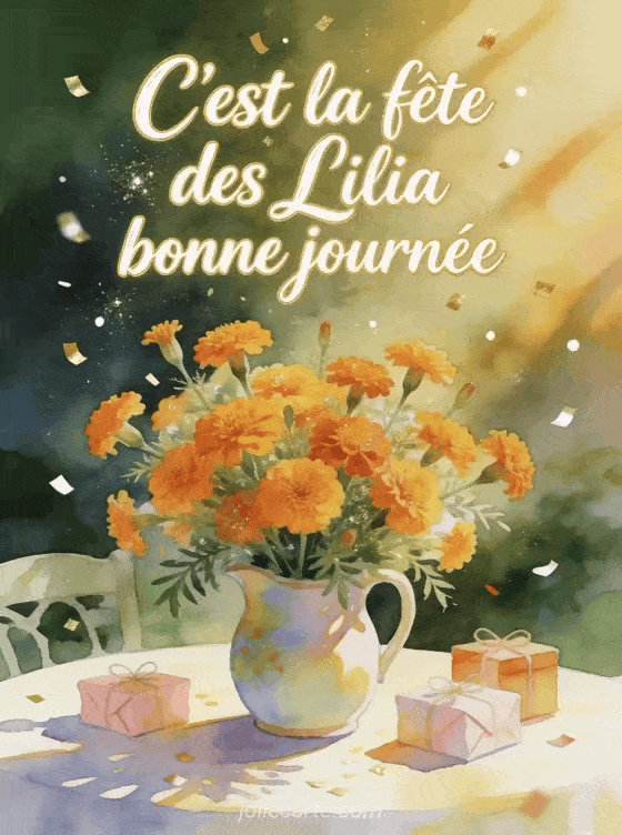 Bonne fête Lilia - Bonne fete lilia fleurs