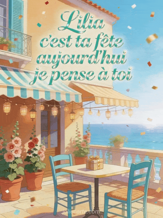 Bonne fête Lilia - Fete lilia a souhaiter