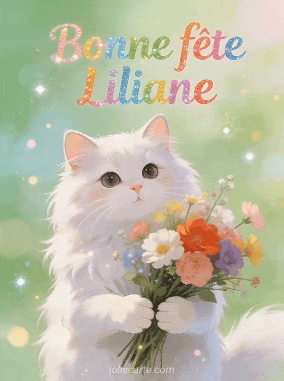 Bonne fête Liliane - Liliane gif bonne fete