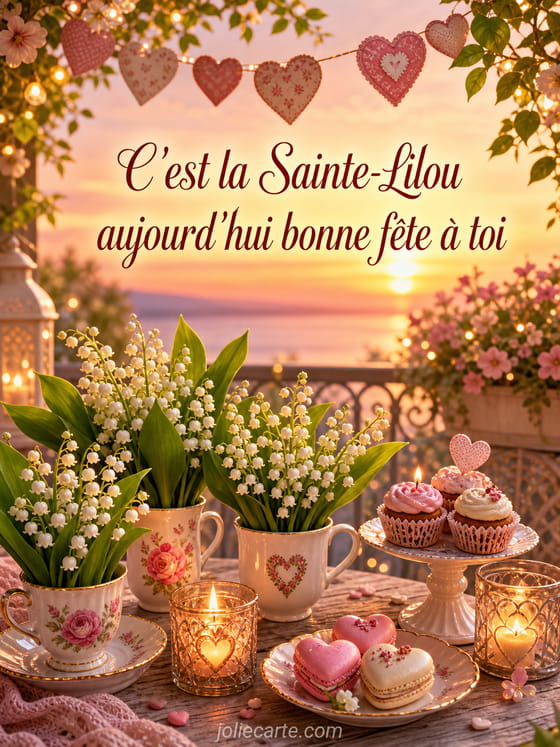 Carte bonne fête Lilou