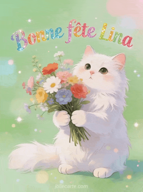 Bonne fête Lina - Lina gif bonne fete