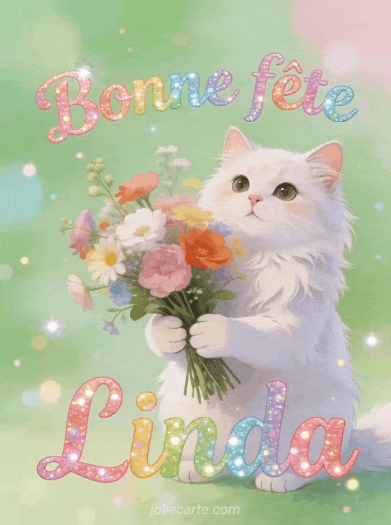 Bonne fête Linda - Linda gif bonne fete