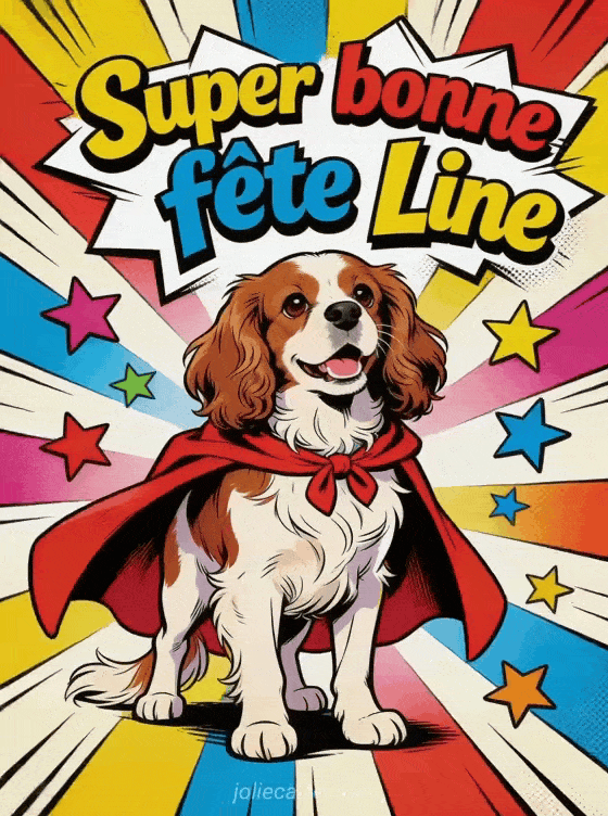 Bonne fête Line - Bonne fete line drole