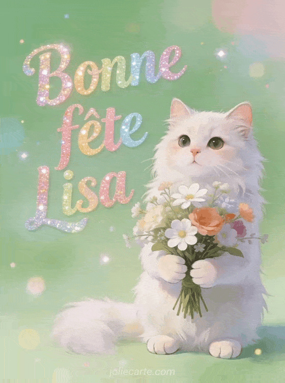 Bonne fête Lisa - Lisa gif bonne fete