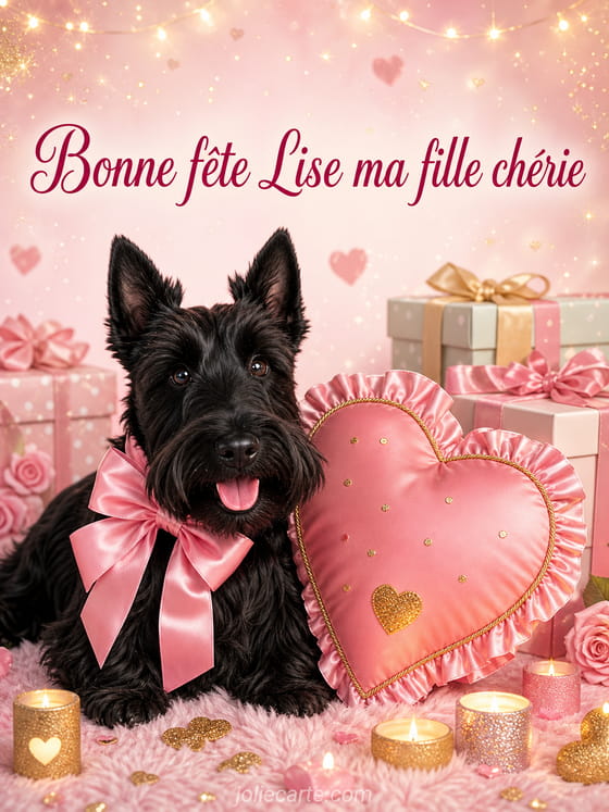 Carte bonne fĂȘte Lise