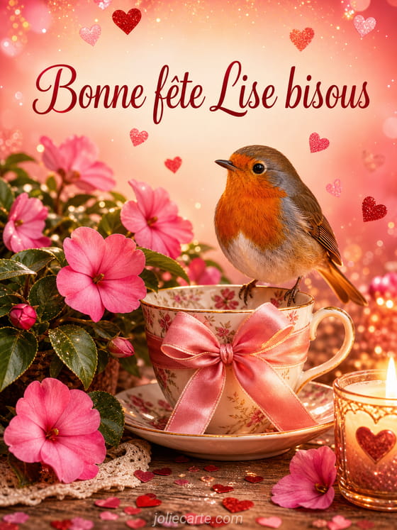 Carte bonne fĂȘte Lise