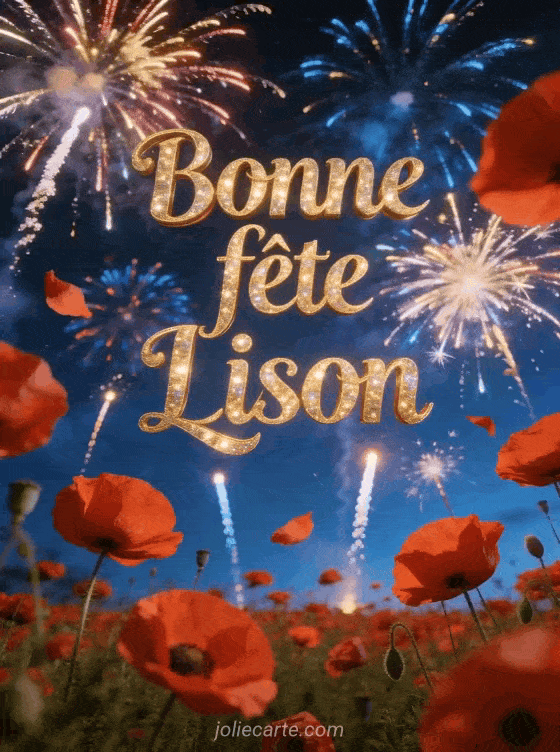 Bonne fête Lison - Bonne fete lison gratuit