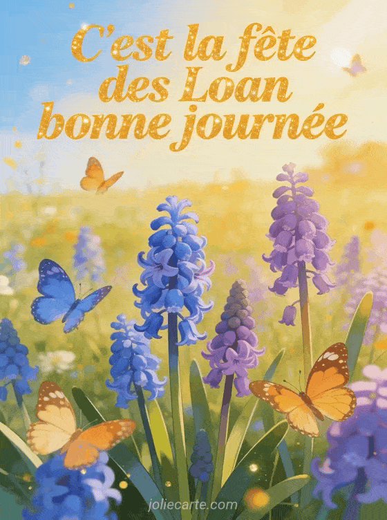 Bonne fête Loan - Fete loan a souhaiter