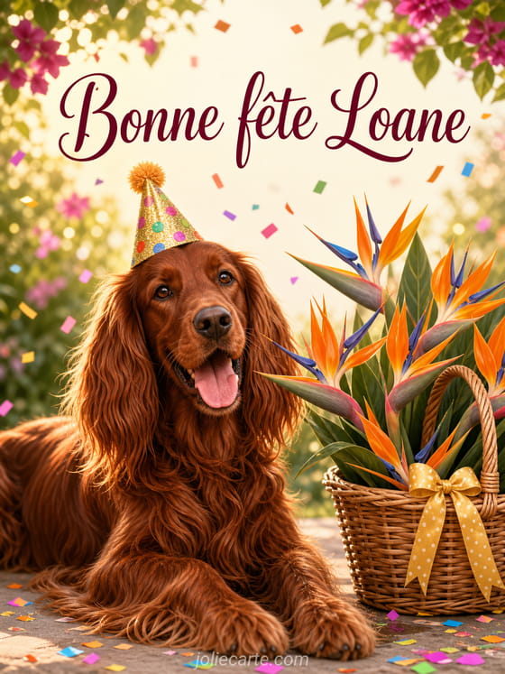 Carte bonne fĂȘte Loane