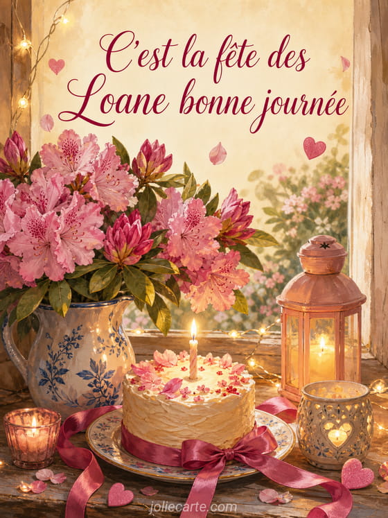 Carte bonne fĂȘte Loane