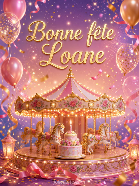 Carte bonne fĂȘte Loane