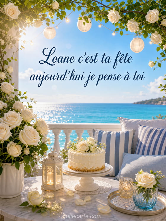 Carte bonne fĂȘte Loane