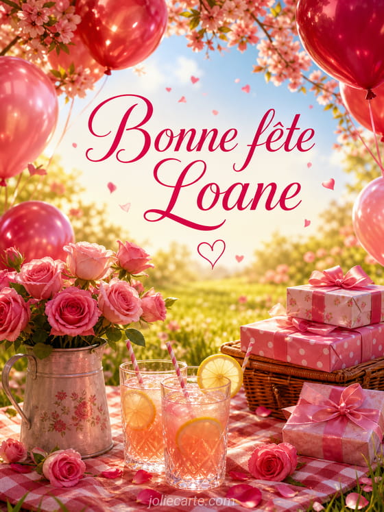 Carte bonne fĂȘte Loane