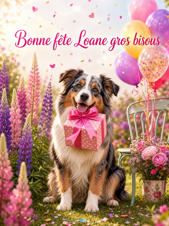 Carte bonne fĂȘte Loane