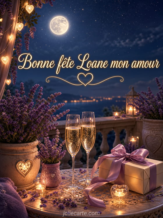 Carte bonne fĂȘte Loane