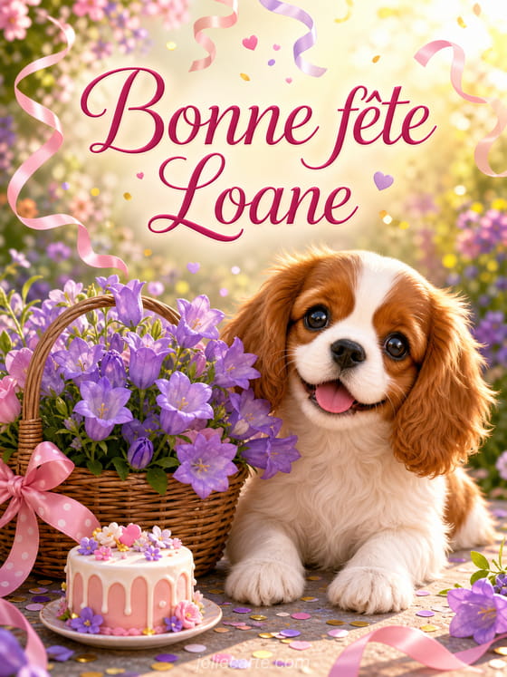 Carte bonne fĂȘte Loane