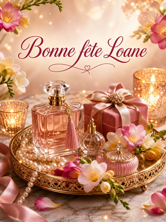 Carte bonne fĂȘte Loane