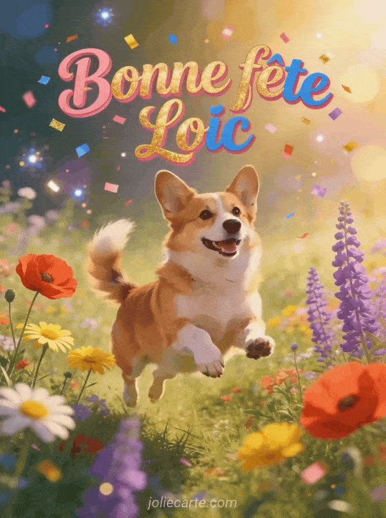 Bonne fête Loic - Loic gif bonne fete gratuit