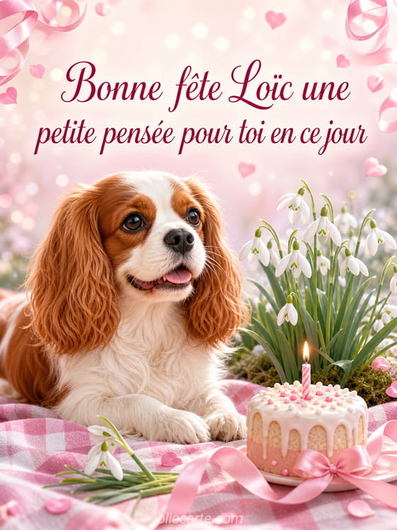 Carte bonne fête Loïc