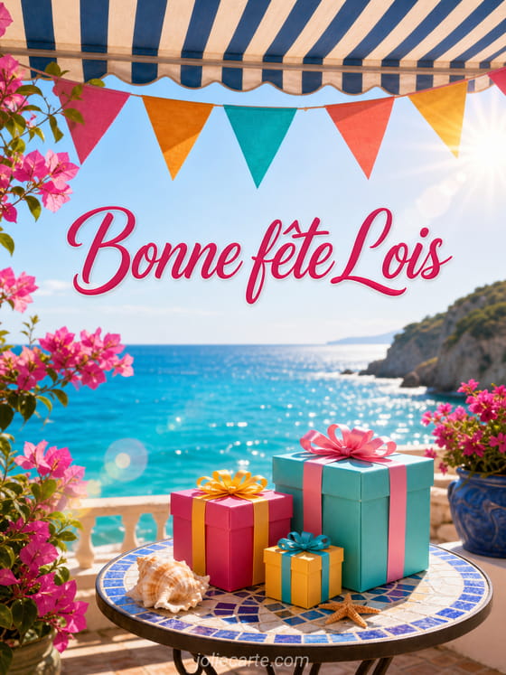 Carte bonne fĂȘte Lois