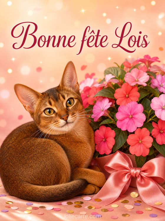 Carte bonne fĂȘte Lois